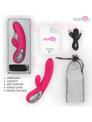 MORESSA - TROY MASAJEADOR PUNTO G Y CLITORIS PREMIUM SILICONE RECARGABLE
