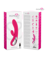 MORESSA - TROY MASAJEADOR PUNTO G Y CLITORIS PREMIUM SILICONE RECARGABLE