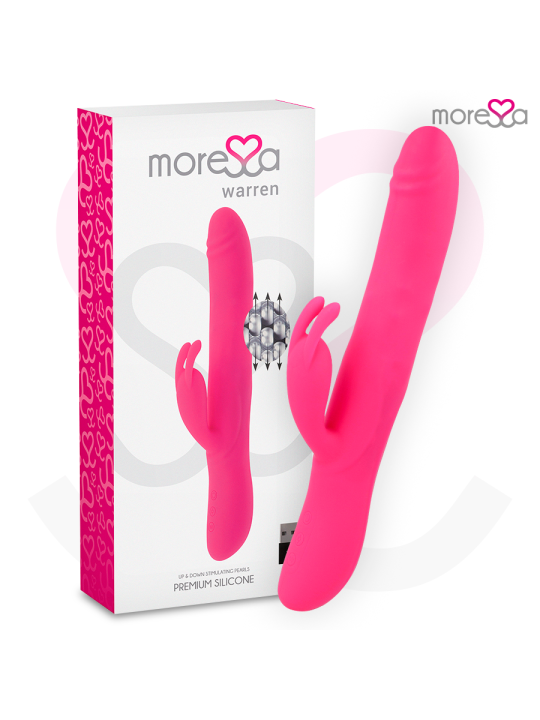 MORESSA - WARREN IMPULSOR OSCILANTE Y POTENTE VIBRACIÓN PREMIUM SILICONA RECARGABLE