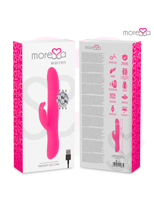 MORESSA - WARREN IMPULSOR OSCILANTE Y POTENTE VIBRACIÓN PREMIUM SILICONA RECARGABLE