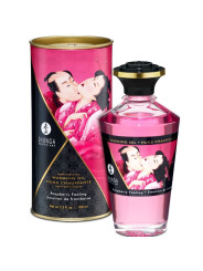 SHUNGA - ACEITE MASAJE EFECTO CALOR SABOR INTENSO FRAMBUESA 100 ML