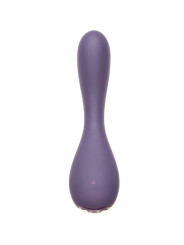 Vibrador punto G Je Joue Uma morado de frente, forma de gota con cuello estrecho y logo Je Joue