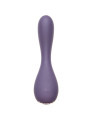 Vibrador punto G Je Joue Uma morado de frente, forma de gota con cuello estrecho y logo Je Joue