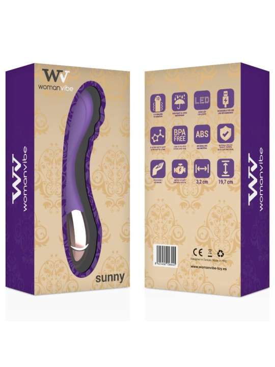 WOMANVIBE - SUNNY VIBRADOR RECARGABLE SILICONA