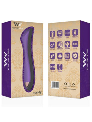 WOMANVIBE - MANDY VIBRADOR RECARGABLE SILICONA PUNTO "K"