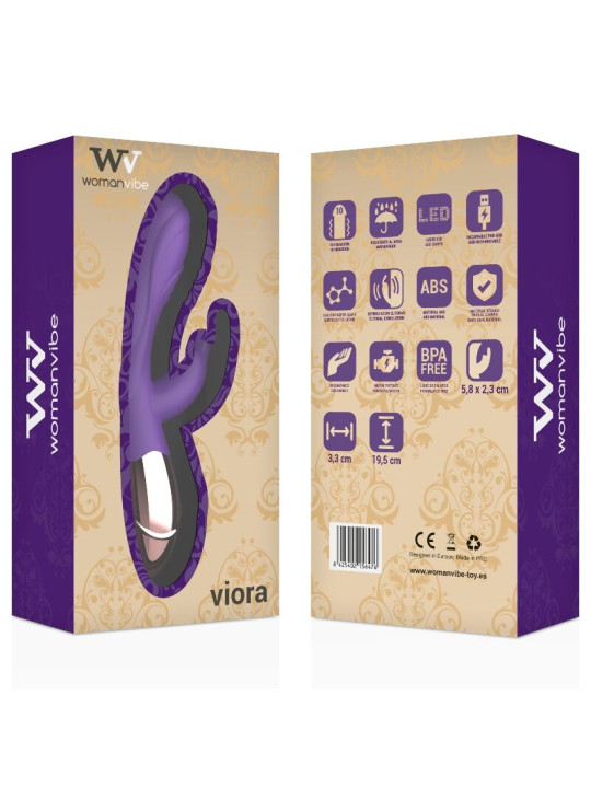 WOMANVIBE - VIORA VIBRADOR RECARGABLE SILICONA