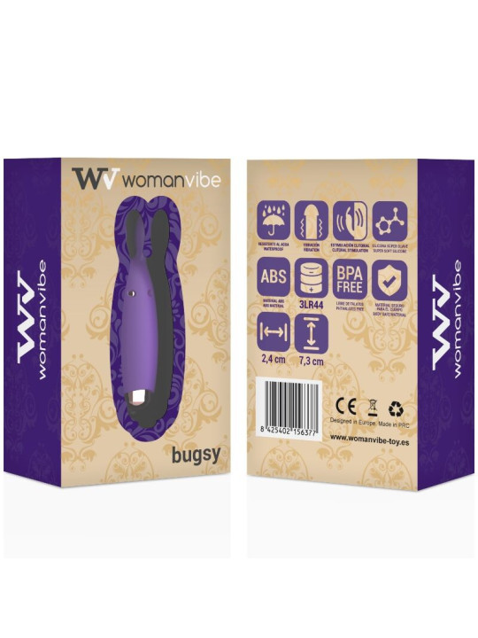 WOMANVIBE - BUGSY ESTIMULADOR RABBIT SILICONA