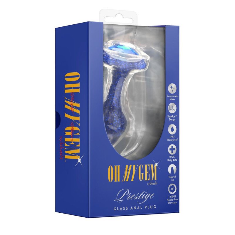 Plug Anal Blush Oh My Gem Azul