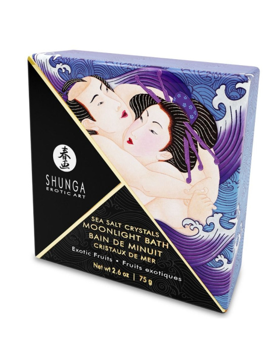 SHUNGA - SALES DE BAÑO AROMATIZADAS EXOTIC PURPLE 75 GR