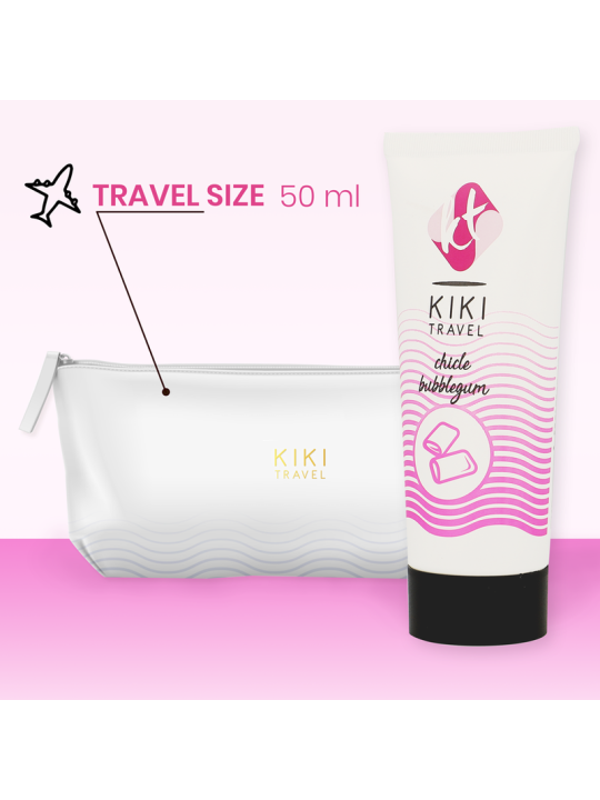 KIKÍ TRAVEL - LUBRICANTE SABOR A CHICLE 50 ML