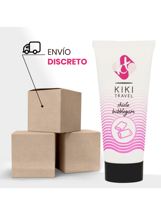 KIKÍ TRAVEL - LUBRICANTE SABOR A CHICLE 50 ML
