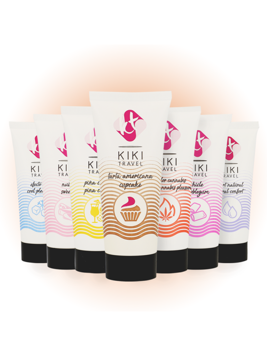 KIKÍ TRAVEL - GEL DESLIZANTE SABOR A TARTA AMERICANA CUPCAKE 50 ML