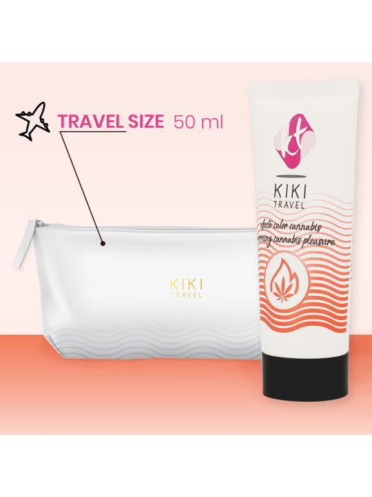 Kikí Travel: gel deslizante de cannabis efecto calor