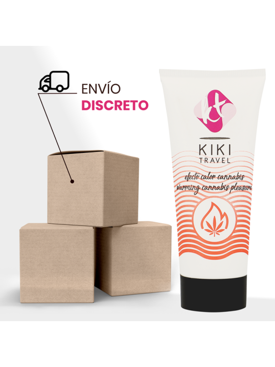 Kikí Travel: gel deslizante de cannabis efecto calor