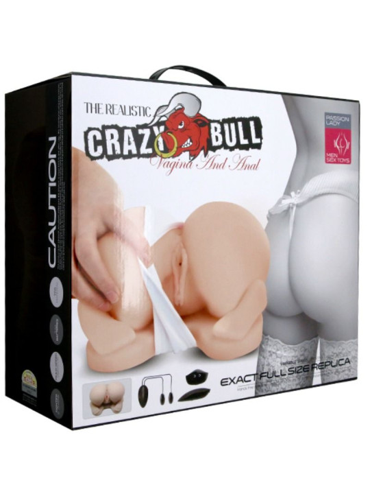 CRAZY BULL - TRASERO REALÍSTICO POSICIÓN PERRITO DOBLE CANAL