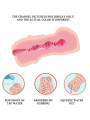 CRAZY BULL - MASTURBADOR WATER SKIN VAGINA CON BALAS VIBRADORAS