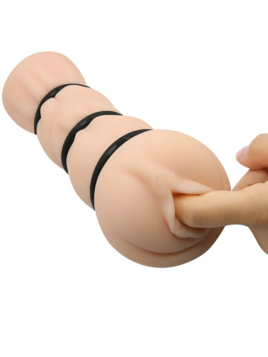 CRAZY BULL - VAGINA MASTURBADOR CON ANILLOS