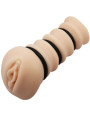 CRAZY BULL - MASTURBADOR CON ANILLOS MODELO VAGINA 2