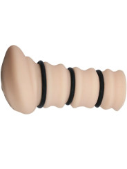 CRAZY BULL - MASTURBADOR CON ANILLOS MODELO VAGINA 2