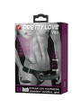 PRETTY LOVE - VITO STRAP ON CON DILDO HUECO Y VIBRACIÓN 17.3 CM