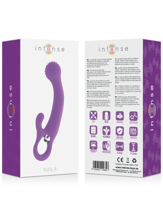 INTENSE - NAILA VIBRATING SILICONE LILA