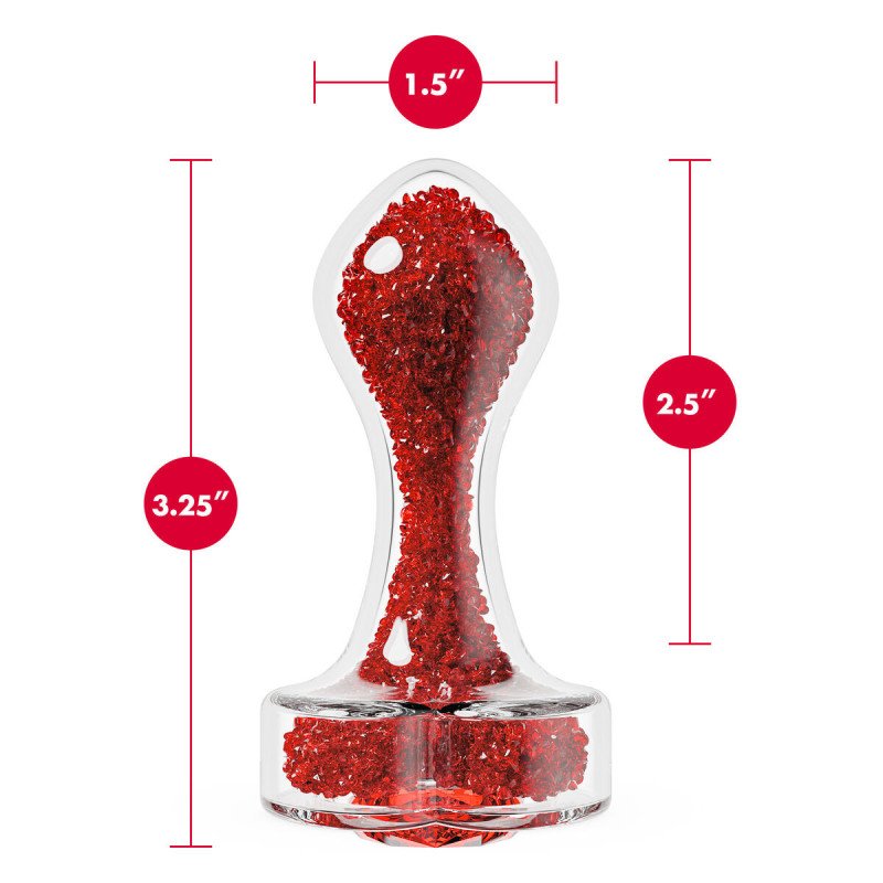 Plug Anal Blush Oh My Gem Rojo