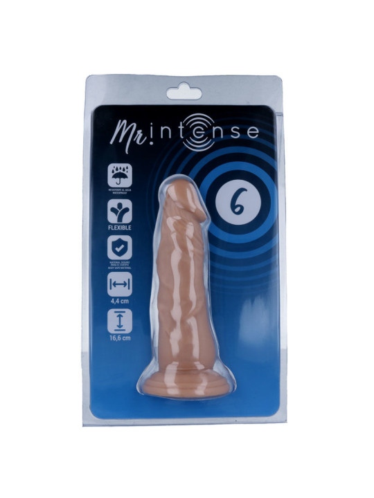 MR INTENSE - 6 PENE REALÍSTICO 16.6 CM -O- 4.4 CM