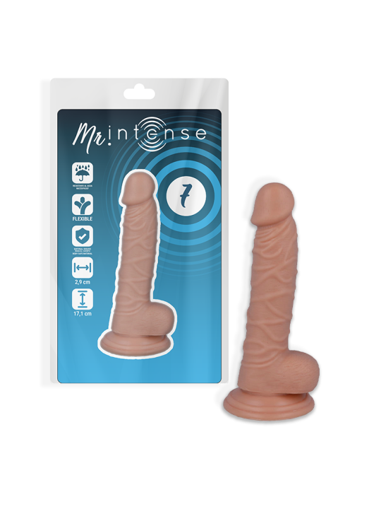 MR INTENSE - 7 PENE REALÍSTICO 17.1 CM -O- 2.9 CM