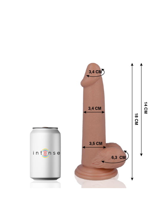 MR INTENSE - 10 PENE REALÍSTICO 18 CM -O- 3.4 CM