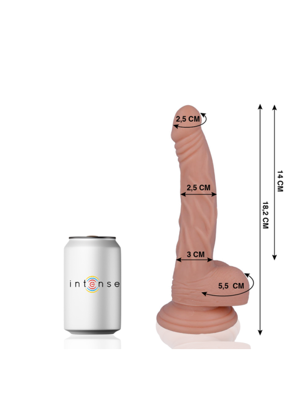 MR INTENSE - 12 PENE REALÍSTICO 18.2 CM -O- 2.5 CM