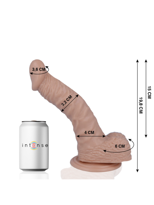 MR INTENSE - 18 PENE REALÍSTICO 19.8 CM -O- 3.2 CM