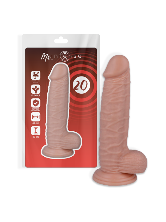 MR INTENSE - 20 PENE REALÍSTICO 20 CM -O- 4.6 CM
