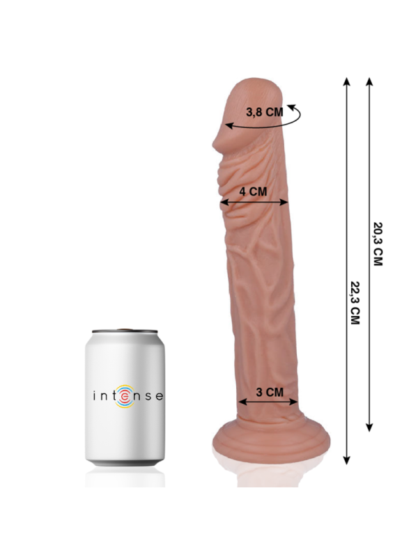 MR INTENSE - 27 PENE REALÍSTICO 22.3 CM -O- 4 CM