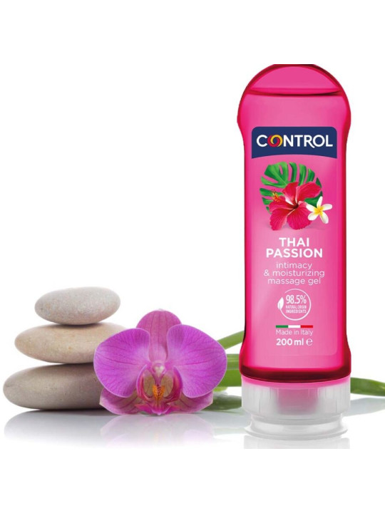 CONTROL - 2 EN 1 MASSAGE & PLEASURE THAI PASSION 200 ML