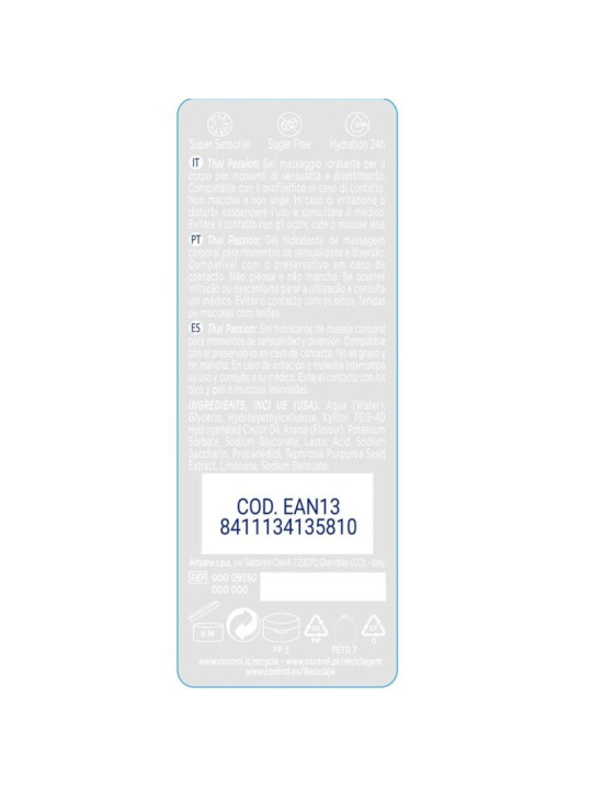 CONTROL - 2 EN 1 MASSAGE & PLEASURE THAI PASSION 200 ML