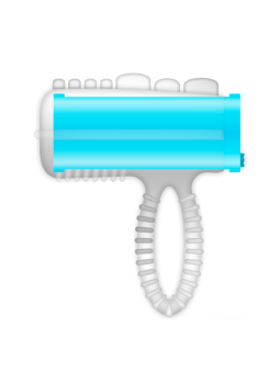 CASUAL LOVE - RING TONGUE VIBRATING AZUL