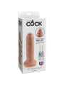 KING COCK - DILDO REALÍSTICO UNCUT NATURAL 15 CM
