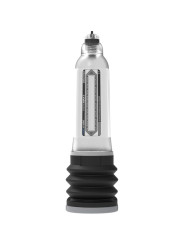 Bomba Bathmate Hydromax7 con cilindro transparente, escala de medida, fuelle negro y almohadilla de base