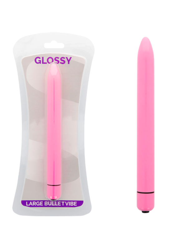 GLOSSY - SLIM VIBRADOR ROSA INTENSO