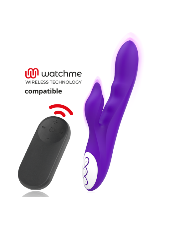 GALATEA - GALO VIBRADOR LILA + MANDO CONTROL REMOTO WATCHME