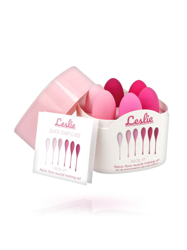 LESLIE - KEGEL FIT ENTREGADOR SUELO PELVICO 6 PESOS