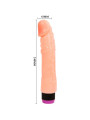 BAILE - VIBRADOR REALÍSTICO FLEXIBLE NATURAL 24 CM