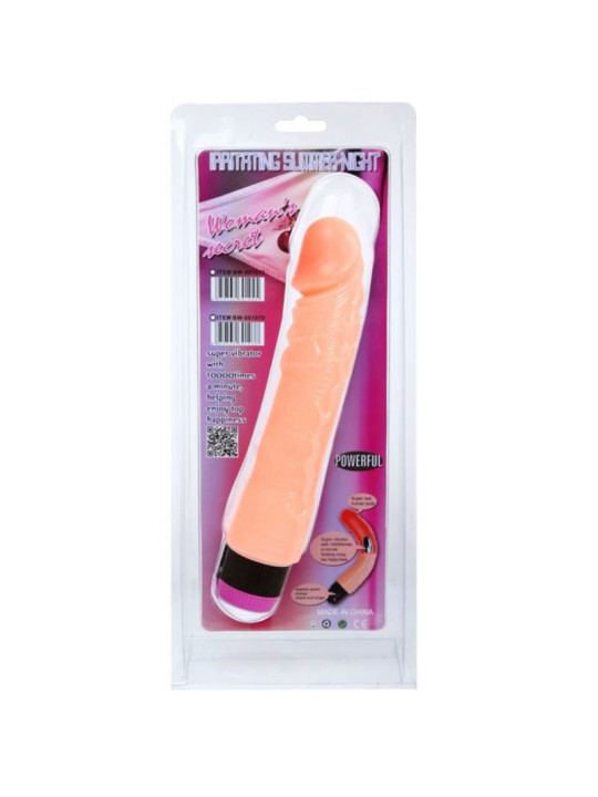 BAILE - VIBRADOR REALÍSTICO FLEXIBLE NATURAL 24 CM