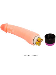 BAILE - VIBRADOR REALÍSTICO FLEXIBLE NATURAL 24 CM