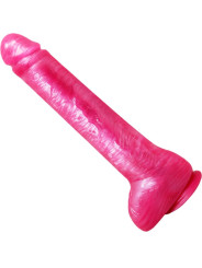 BAILE - DONG DILDO REALÍSTICO ROSA CON VENTOSA