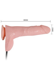 BAILE - INFLATABLE DILDO II HINCHABLE REALÍSTICO CON VENTOSA 15 CM