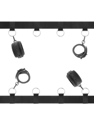 FETISH SUBMISSIVE - SET ATADURAS CAMA LUXURY CON FORRO DE NEOPRENO