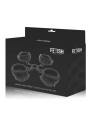 FETISH SUBMISSIVE - SET ESPOSAS MANOS Y TOBILLOS CON FORRO DE NEOPRENO