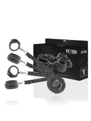 FETISH SUBMISSIVE - SET DE ESPOSAS Y ATADURAS CON FORRO DE NEOPRENO
