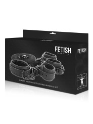 FETISH SUBMISSIVE - SET DE ESPOSAS Y ATADURAS CON FORRO DE NEOPRENO